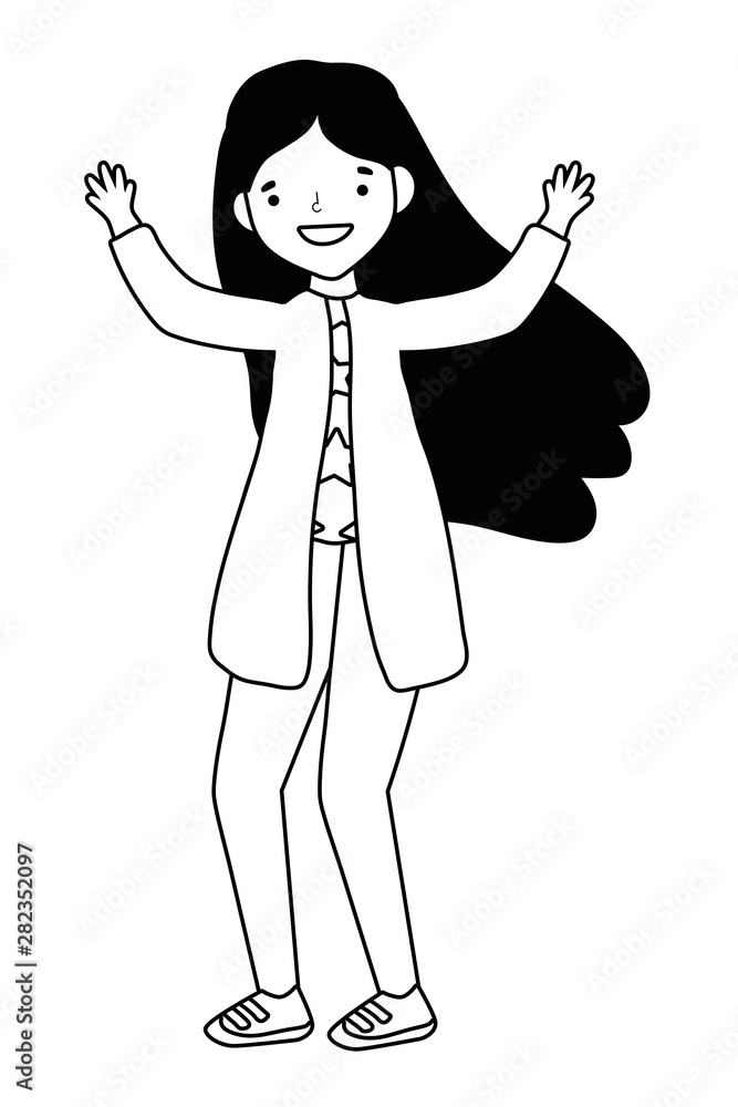 Isolated woman vector design vector illustration Isolated woman vector design vector illustration