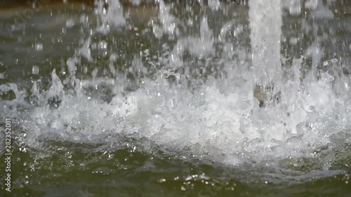 Wallpaper Mural The bottom of a water fountain in slow motion Torontodigital.ca