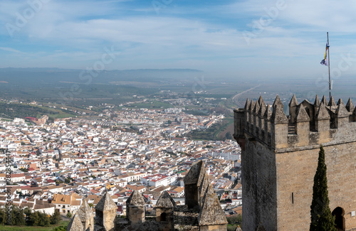 Foto The Castle of Almodóvar del Río, a restored castle near Cordoba, Spain