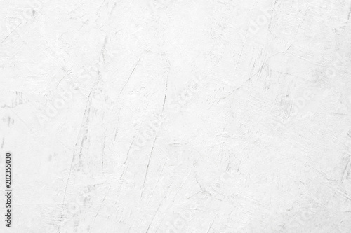 White concrete stone paint wall background, Grunge cement paint texture backdrop, White rough concrete stone wall background, Copy space for interior design background, banner, wallpaper
