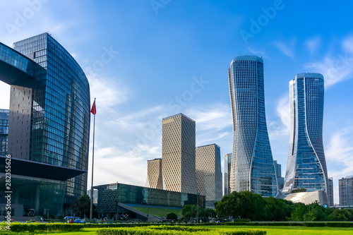 Modern Architectural Landscape in Urban Financial District.. © 昊 周