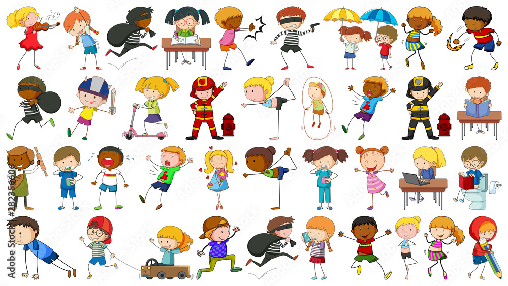 Collection of simple kids Collection of simple kids