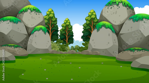 Empty background nature scenery