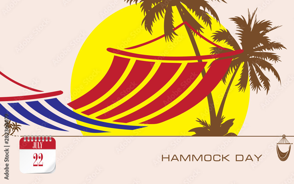 Fototapeta premium Postcard Hammock Day