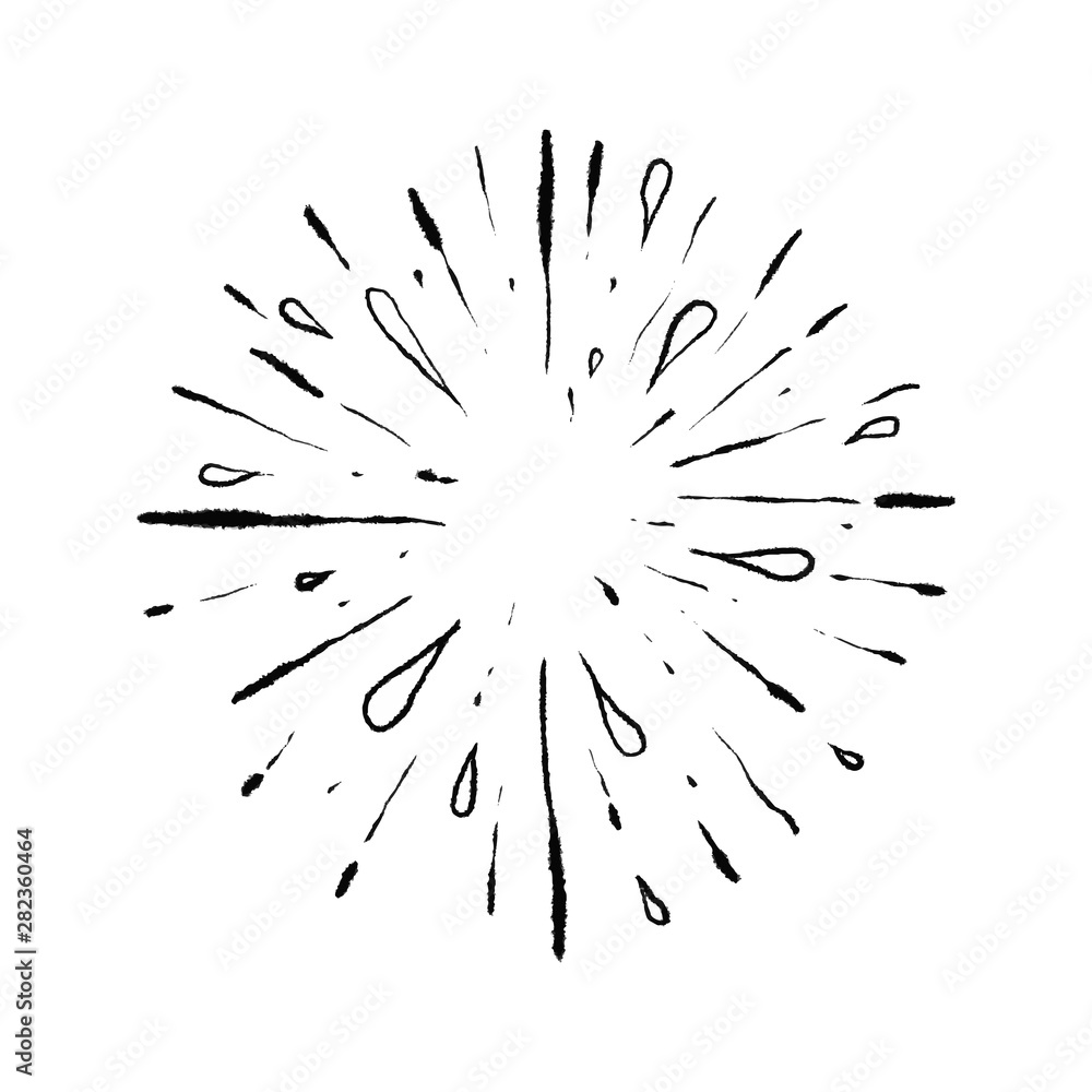 This image is Sparkling hand drawn. starburst hand drawn.Vector EPS 10. This image is Sparkling hand drawn. starburst hand drawn.Vector EPS 10.