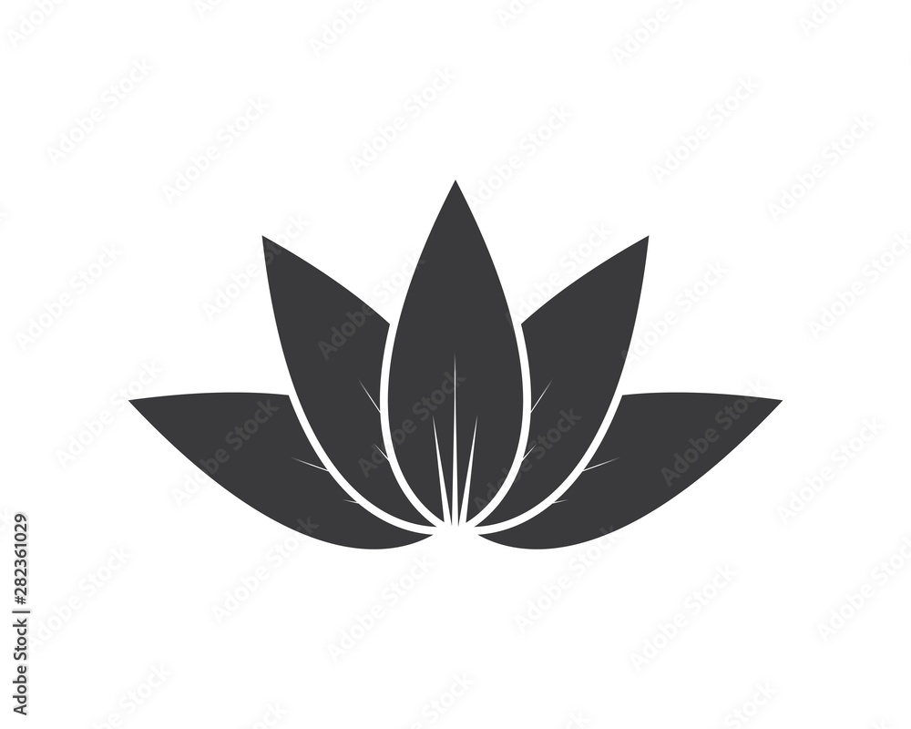 Lotus flowers vector design logo Template Lotus flowers vector design logo Template