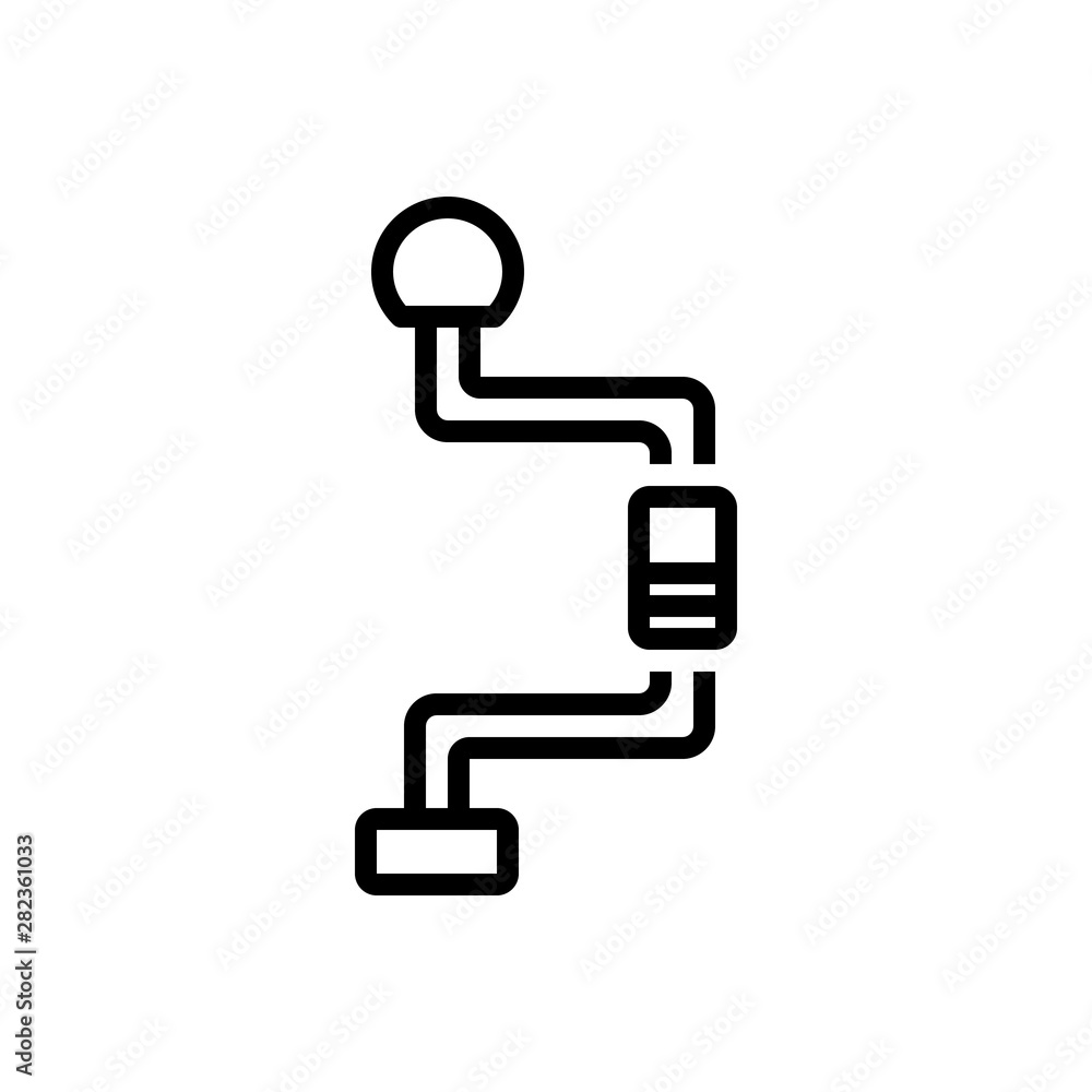 Black line icon for brace Black line icon for brace