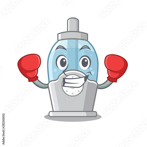 Boxing humidifier isolated with in the mascot