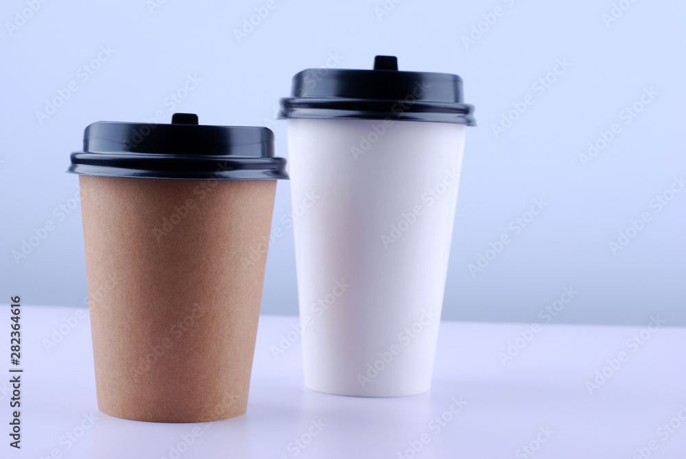 Coffee paper cup isolated on white background Coffee paper cup isolated on white background