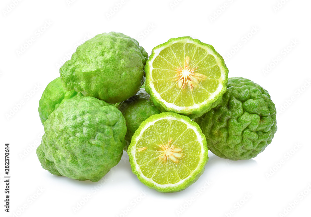 Bergamot on white background Bergamot on white background