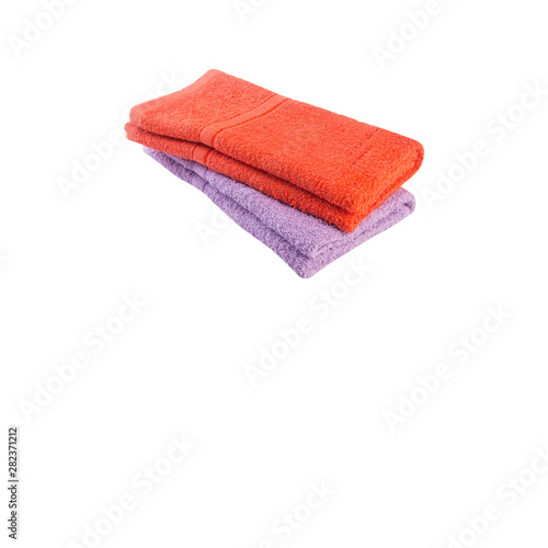towel or bath towel on a background new.