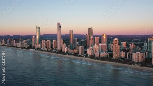 Wallpaper Mural Gold Coast aerial shot, made with drone. Torontodigital.ca