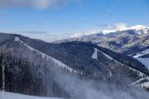 Mountains in winter