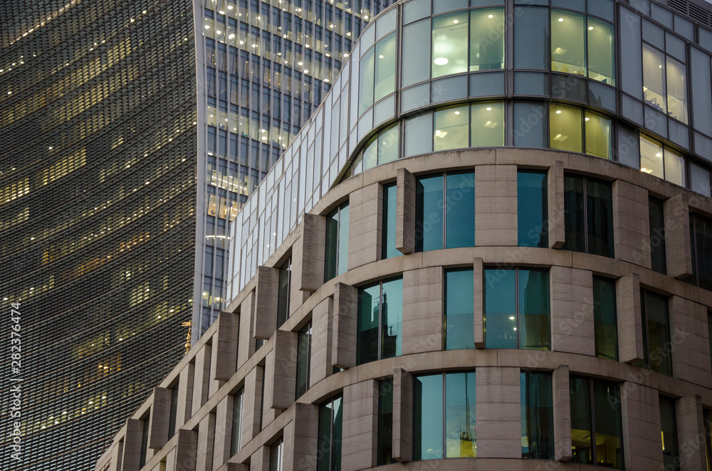 Fototapeta premium Facades at city of london
