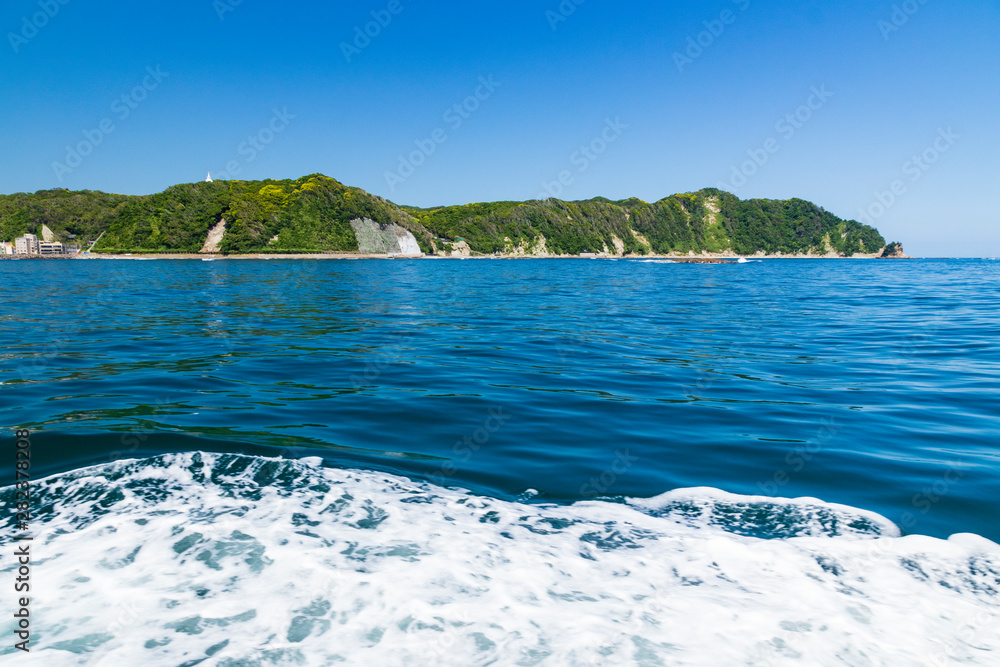Fototapeta premium 鯛の浦 港の風景 千葉県鴨川市