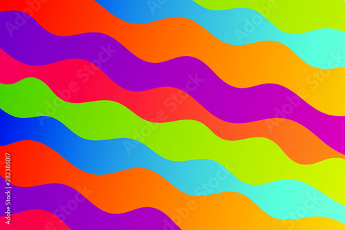 Colorful background with gradient curved lines. Pattern design for banner, poster, flyer, card, cover, brochure
