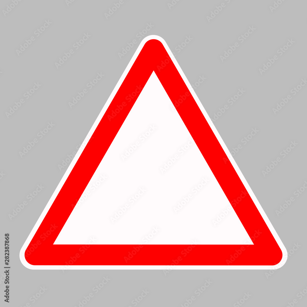 red warning sign red warning sign
