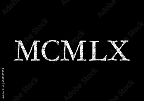 MCMLX 1960 Roman (Vintage White)