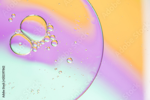 Bright abstract bubbles texture