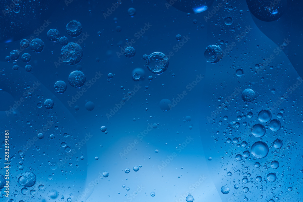 Abstract Blue water bubbles background Abstract Blue water bubbles background