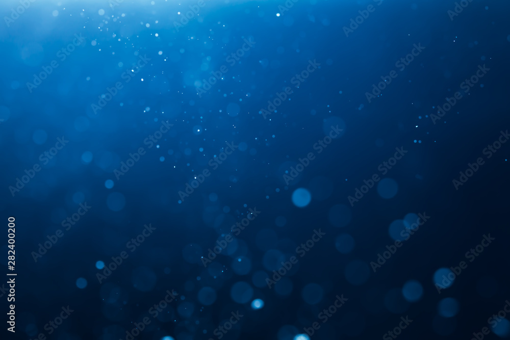 Fototapeta premium Abstract Blue Defocused bokeh background