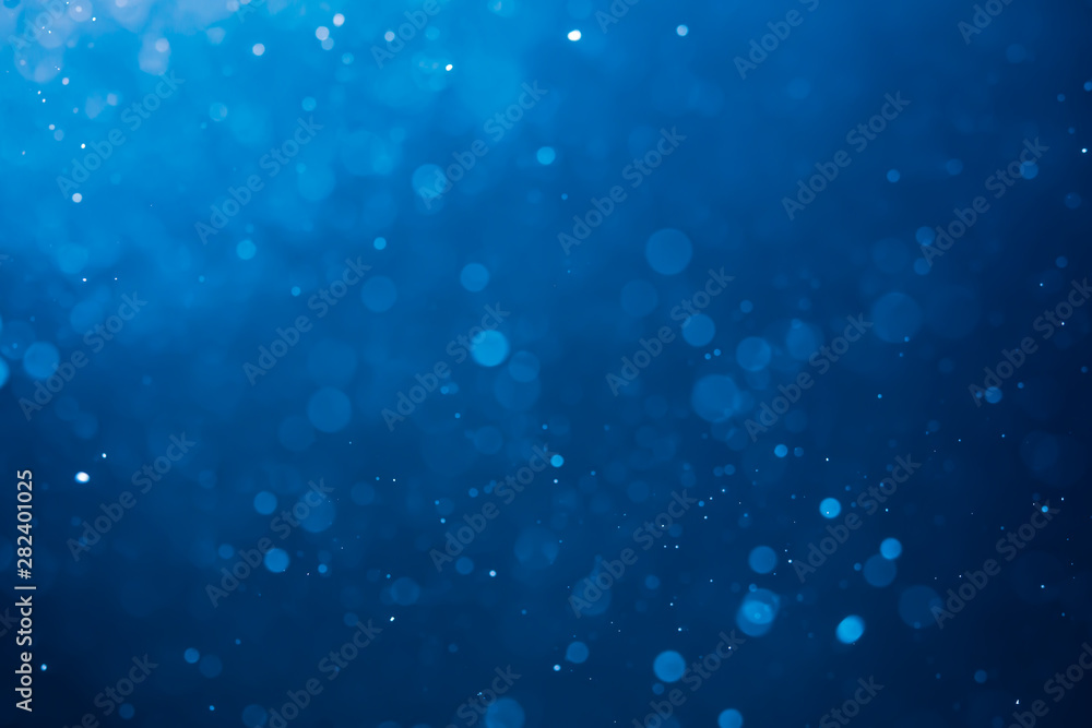 Abstract Blue Defocused bokeh background