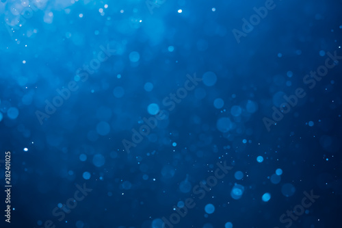 Abstract Blue Defocused bokeh background