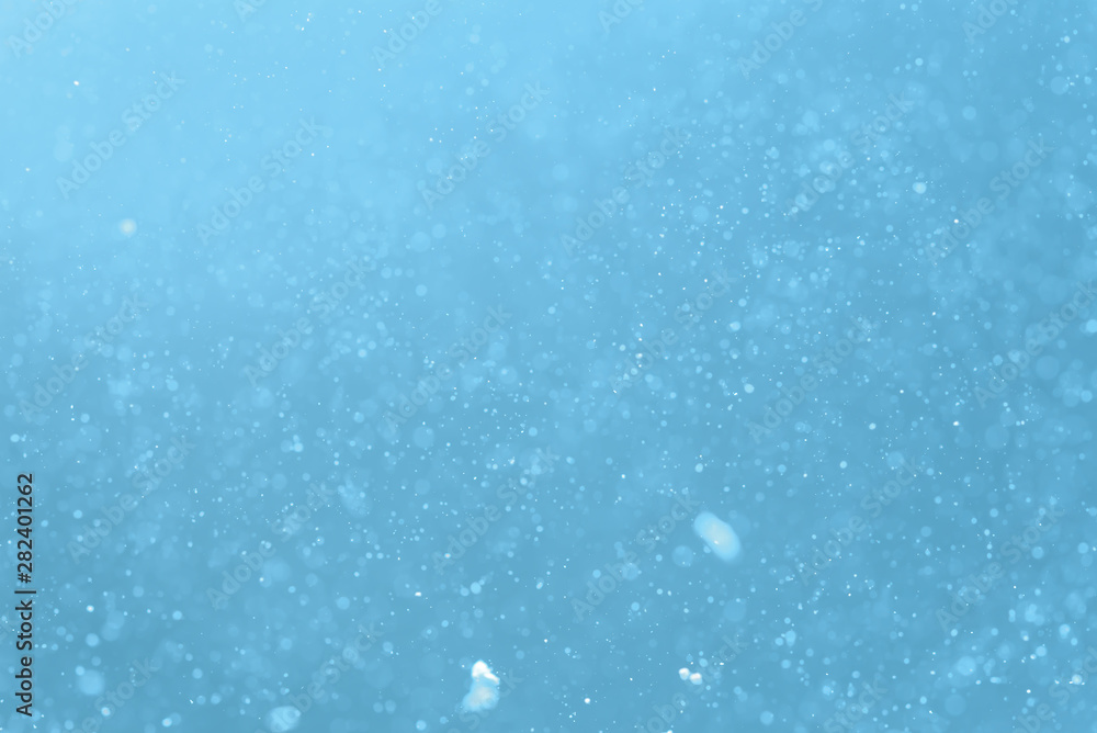 Fototapeta premium Abstract Blue Defocused bokeh background