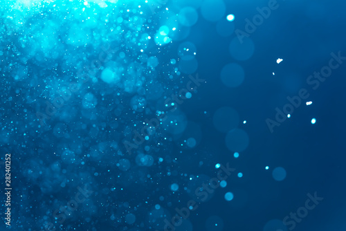 Abstract Blue Defocused bokeh background