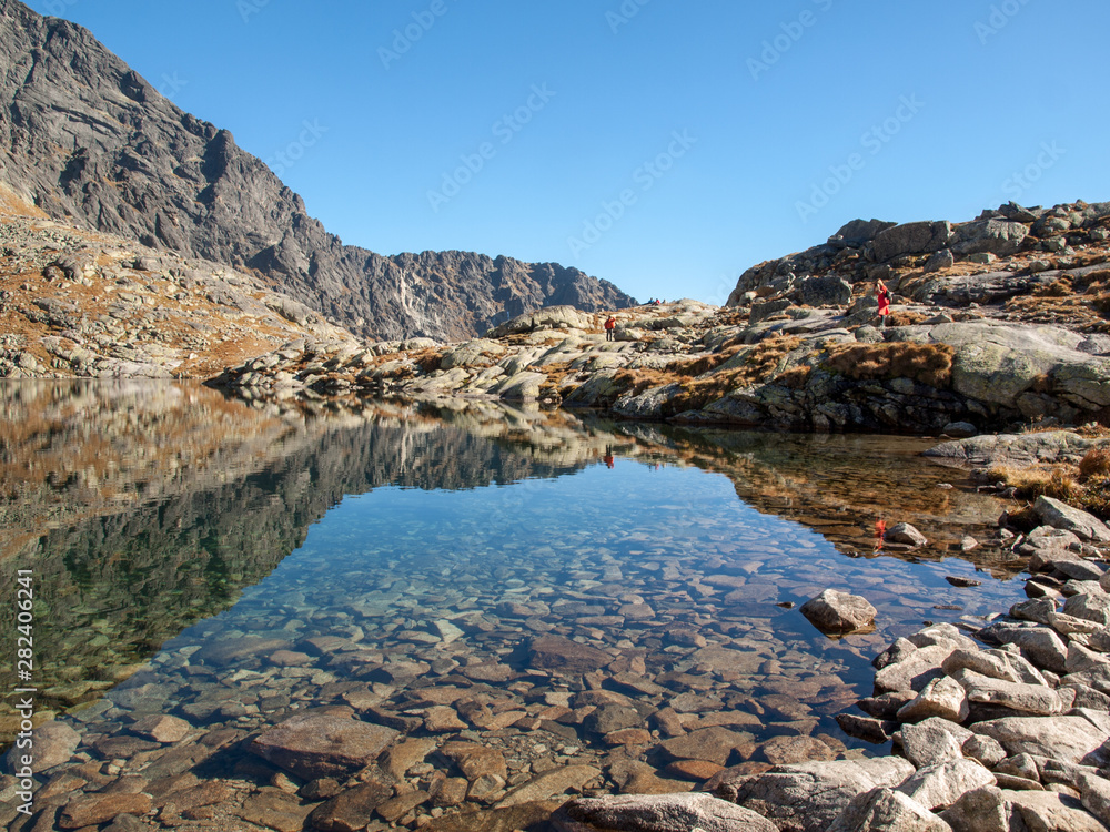  Valley of Five Spis Lakes. High Tatra Mountains, Slovakia.