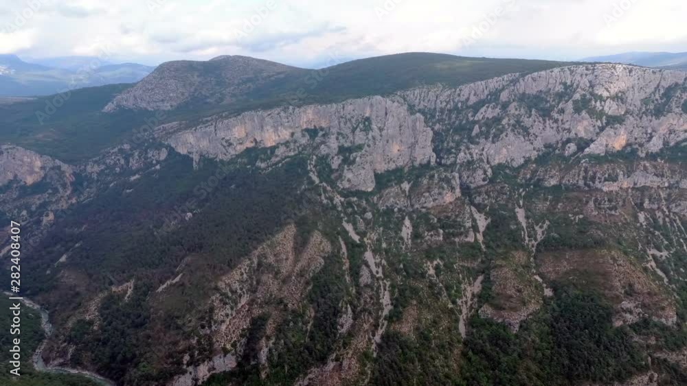 The observation deck of the Verdon gorges. Provence. France The observation deck of the Verdon gorges. Provence. France