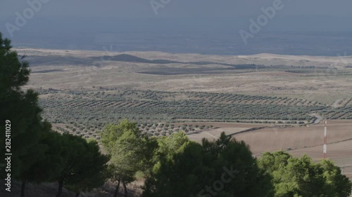 Countryside in Portugal, establish shot. photo