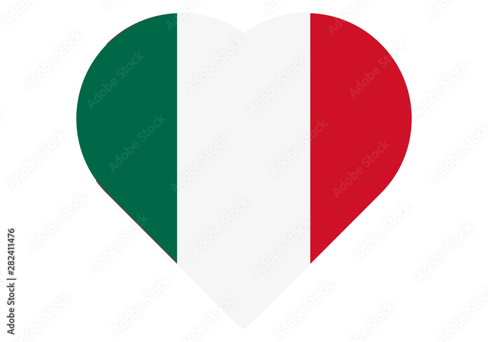 Corazón con la bandera de México, Centro América. Corazón con la bandera de México, Centro América.