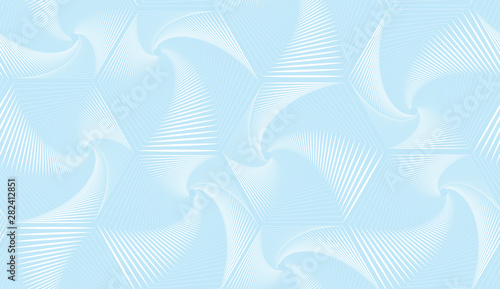 hexagonal vortex seamless grid light blue
