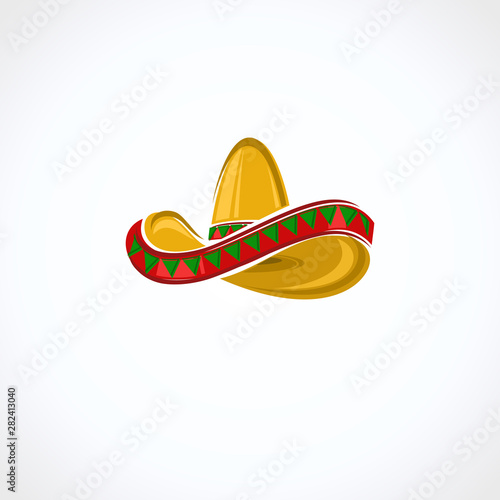 Sombrero set. Icon sombrero. Vector