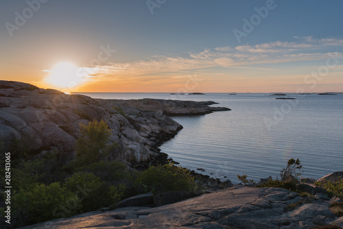 Sunset at Tångevik, on the West Coast of Sweden © sylviaadams