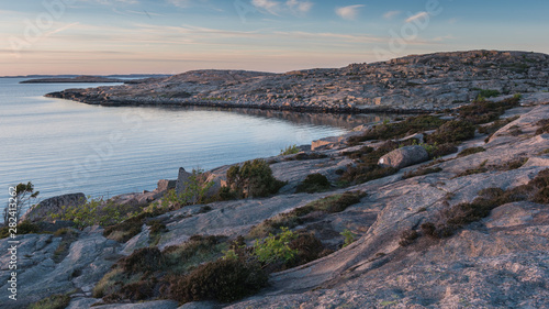 Sunset at Tångevik, on the West Coast of Sweden