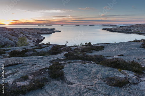 Sunset at Tångevik, on the West Coast of Sweden