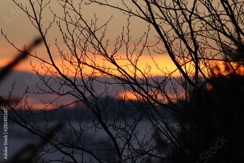 Sonnenuntergang Horizont Wolke Himmel Abendrot