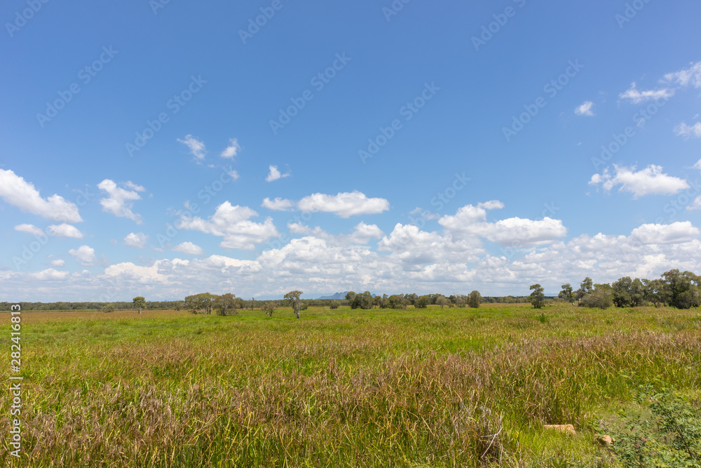 large outdoor grass field at Phatthalung, Thailand