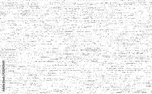 Monochrome composition of irregular graphic elements. Distressed uneven grunge background. Abstract vector illustration. Overlay to create interesting effect and depth. Isolated on white background.
