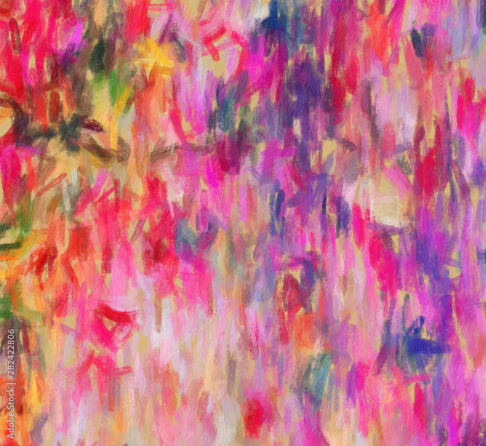 Abstract texture background. Delicate soft pastel colors and oil strokes Painted on canvas watercolor artwork. Good for printed picture, design postcard, posters and wallpapers. Digital graphic art.