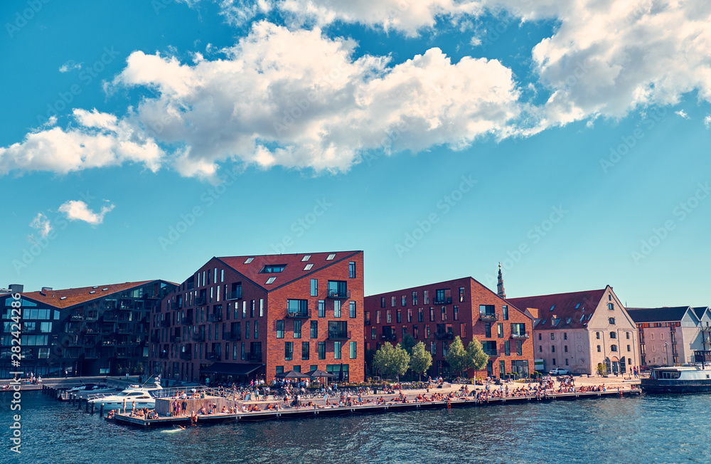 Modern apartment building in Copenhagen