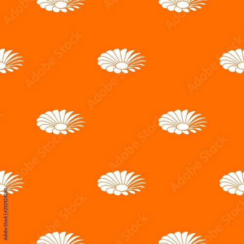 Love flower pattern vector orange for any web design best