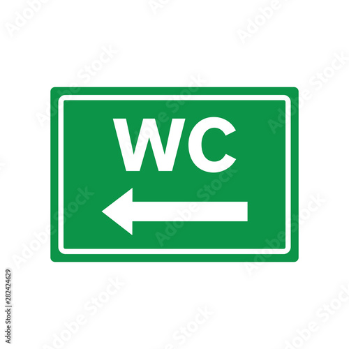 toilet - wc - restroom - gender sign vector