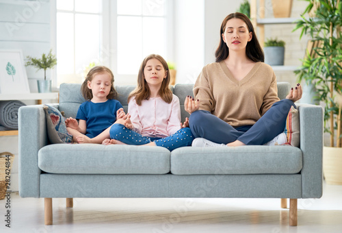 Mom and her daughters