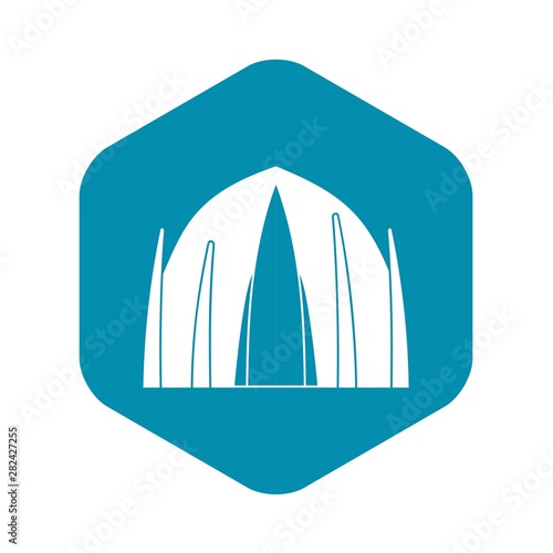 Human house icon. Simple illustration of Human house vector icon for web