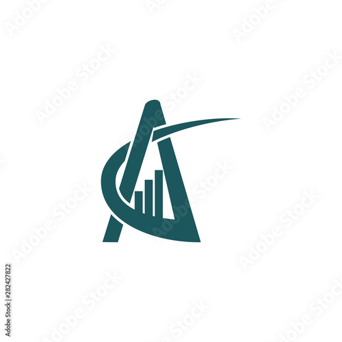 Accounting Tax Financial Business Logo Design Template Vector