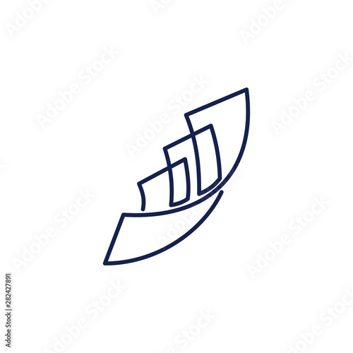 Accounting Tax Financial Business Logo Design Template Vector