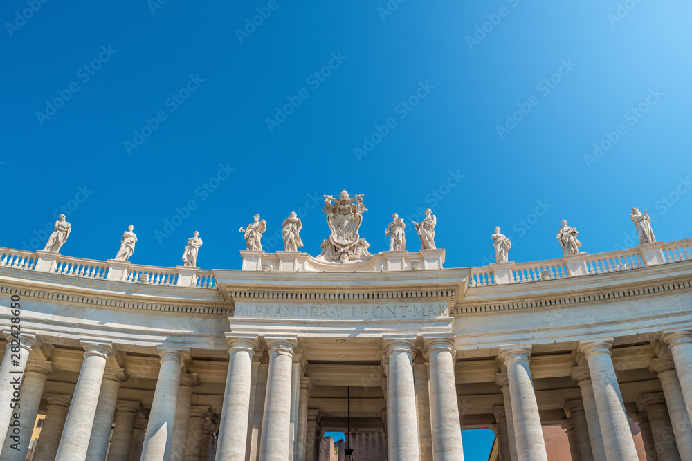 Doric Columns of St. Peter's Square in the Vatican